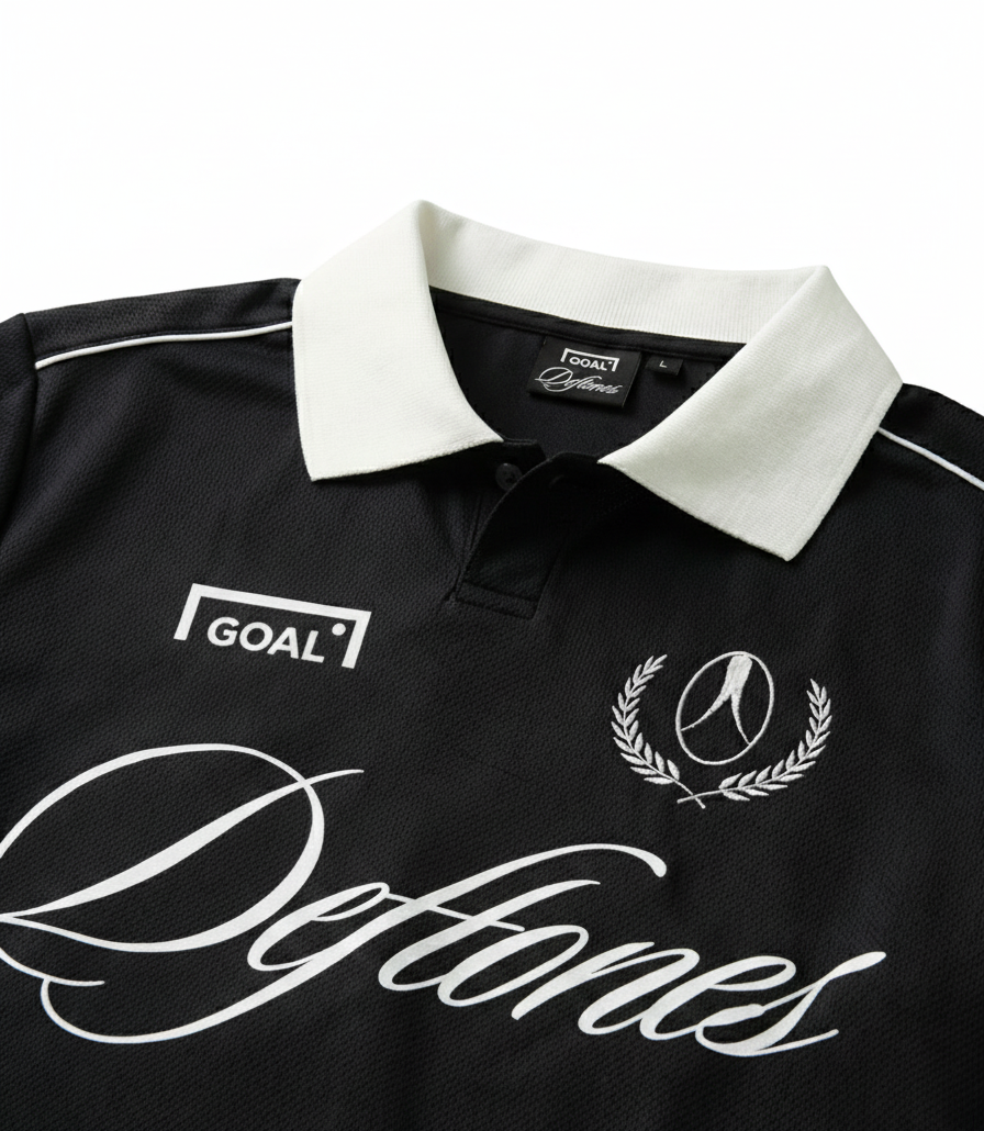 Deftones Soccer Jersey Black
